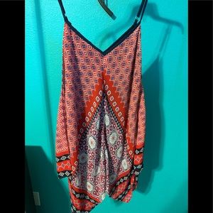 Handkerchief style sleeveless top size L